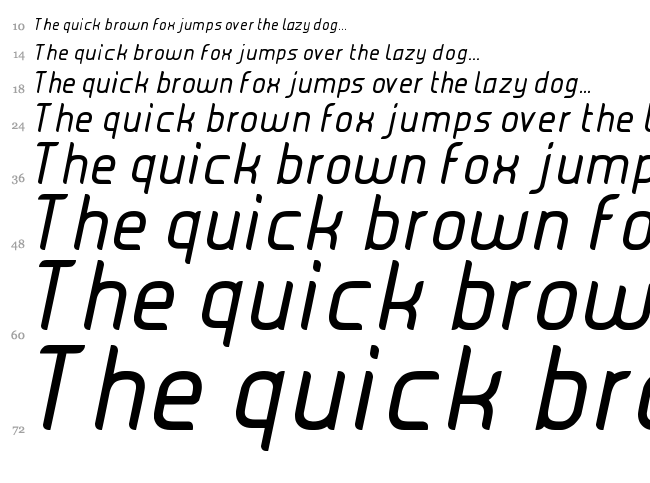 Juice font waterfall
